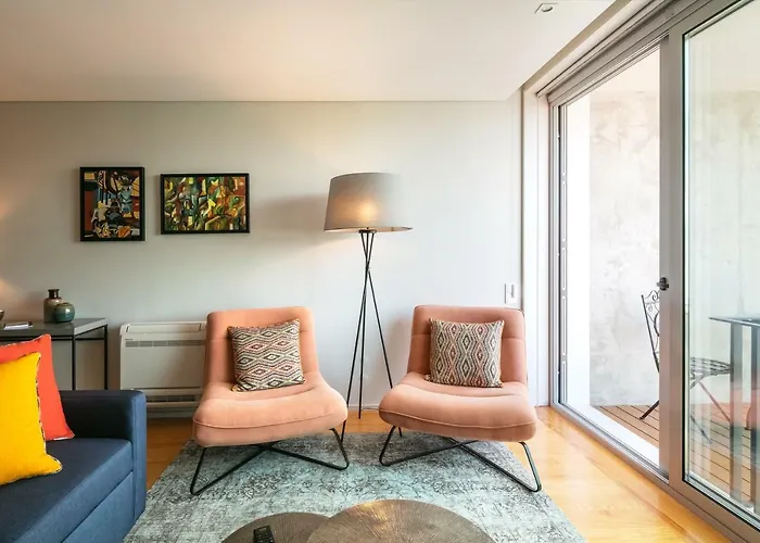 شقة Insight Cedofeita- Parking, Balconies & Ac